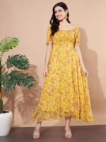 Fit and Flare Midi Dress - Image 3